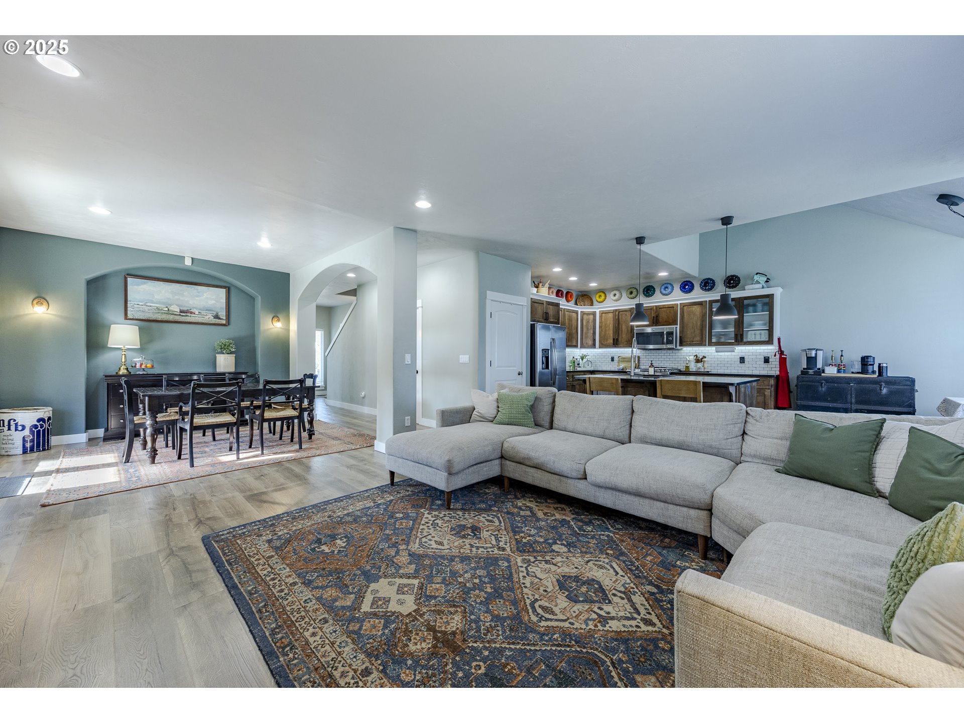 2409 Crowther Drive Eugene, OR 97404 - Photo 12 of 48 a living room with furniture and wooden floor