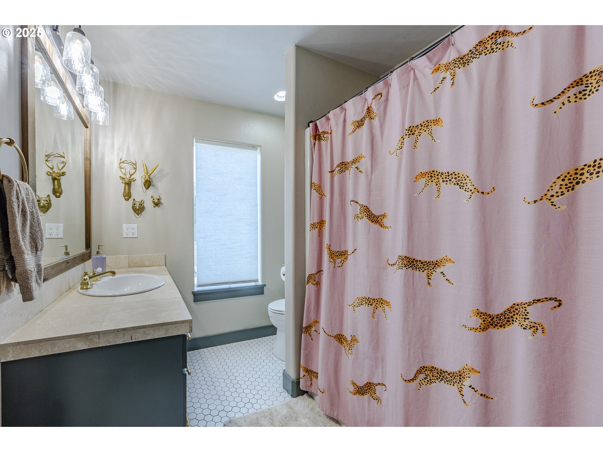 2409 Crowther Drive Eugene, OR 97404 - Photo 34 of 48 a bathroom with a sink and a mirror