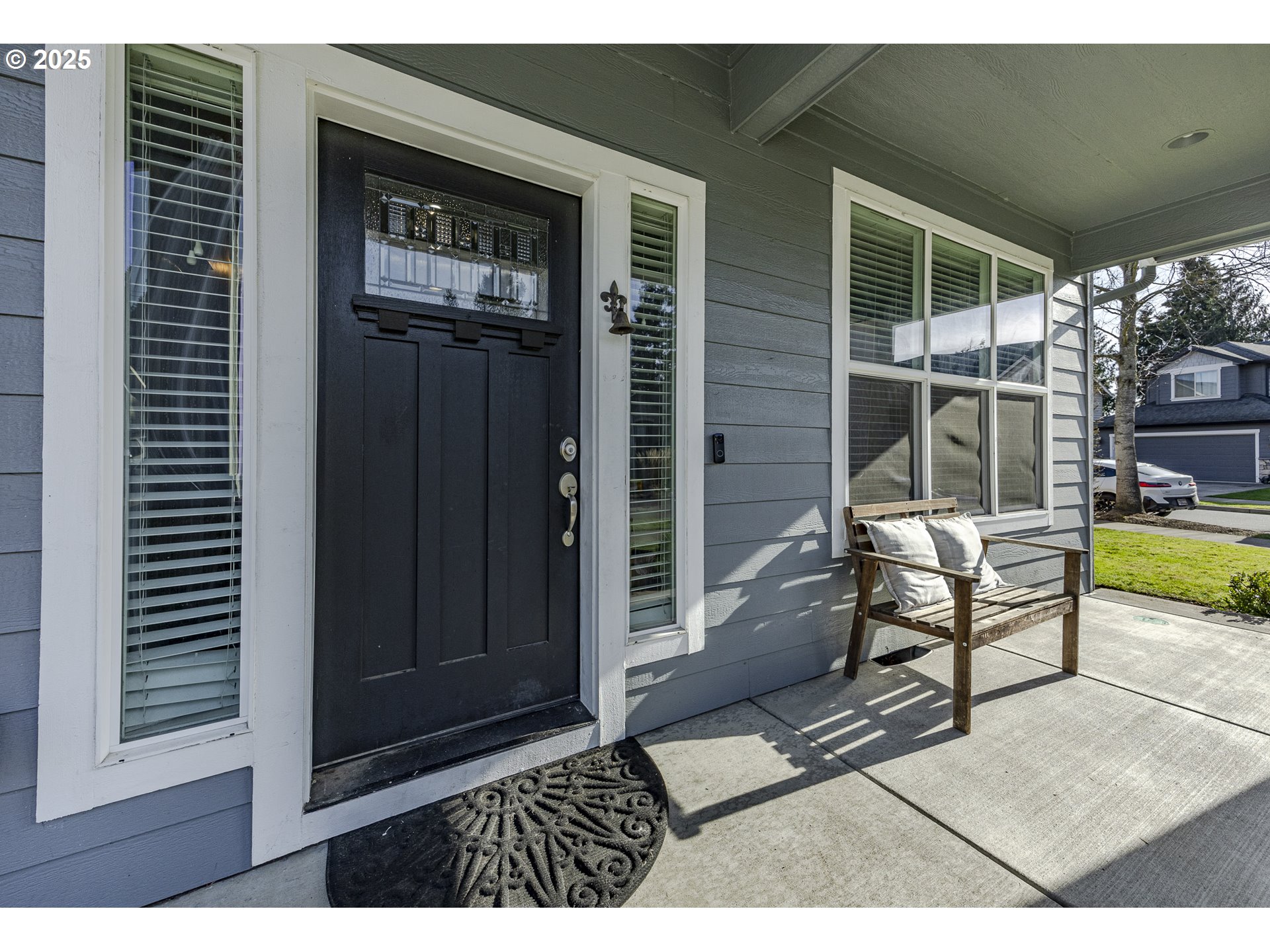 2409 Crowther Drive Eugene, OR 97404 - Photo 4 of 48 a view of an chairs and tables in the back yard of the house