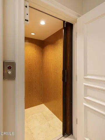 a view of elevator