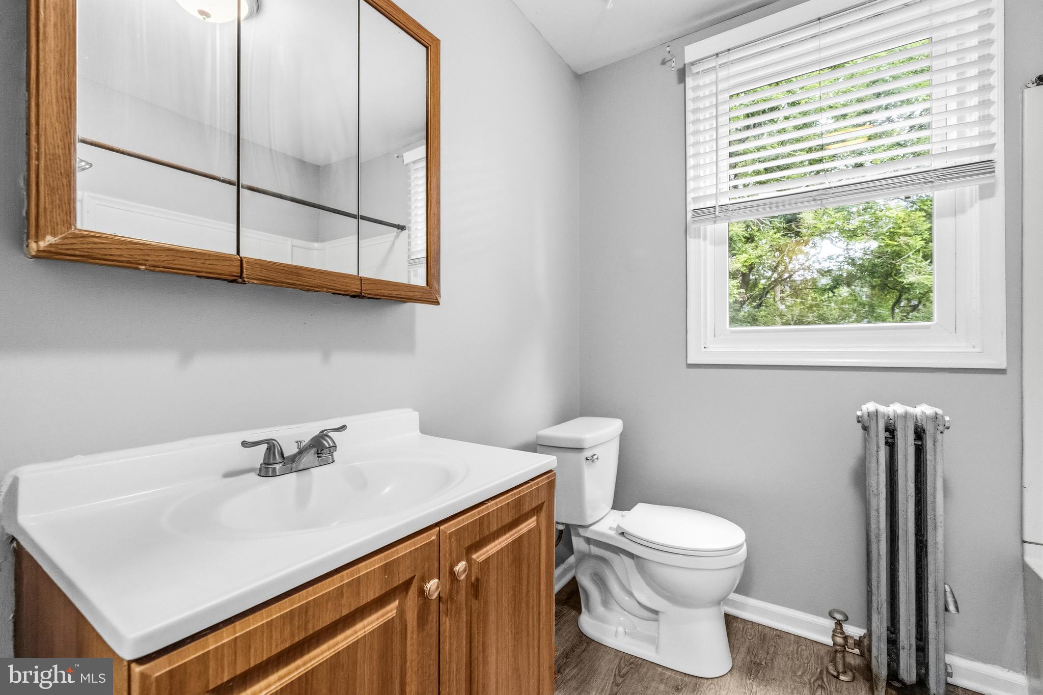 12 Leeway Dundalk, MD 21222 - Photo 24 of 34 a bathroom with a sink a toilet and a mirror
