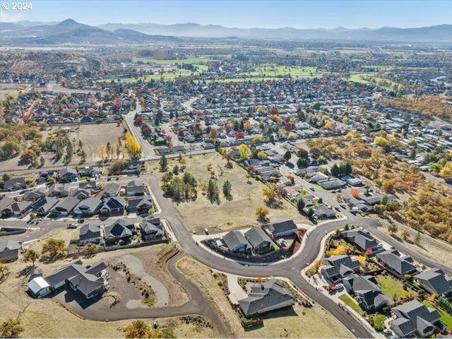 an aerial view of a houses