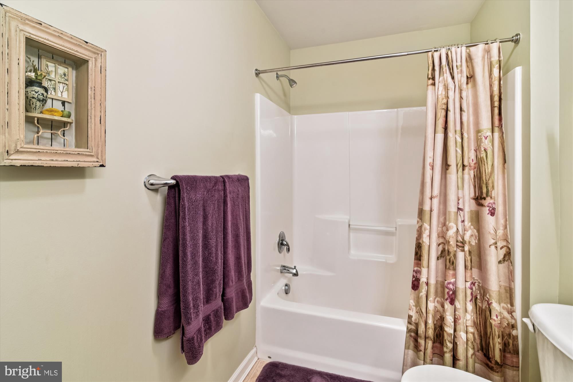 9 Brighton Street Ocean View, DE 19970 - Photo 35 of 48 a bathroom with a shower curtain and a large window