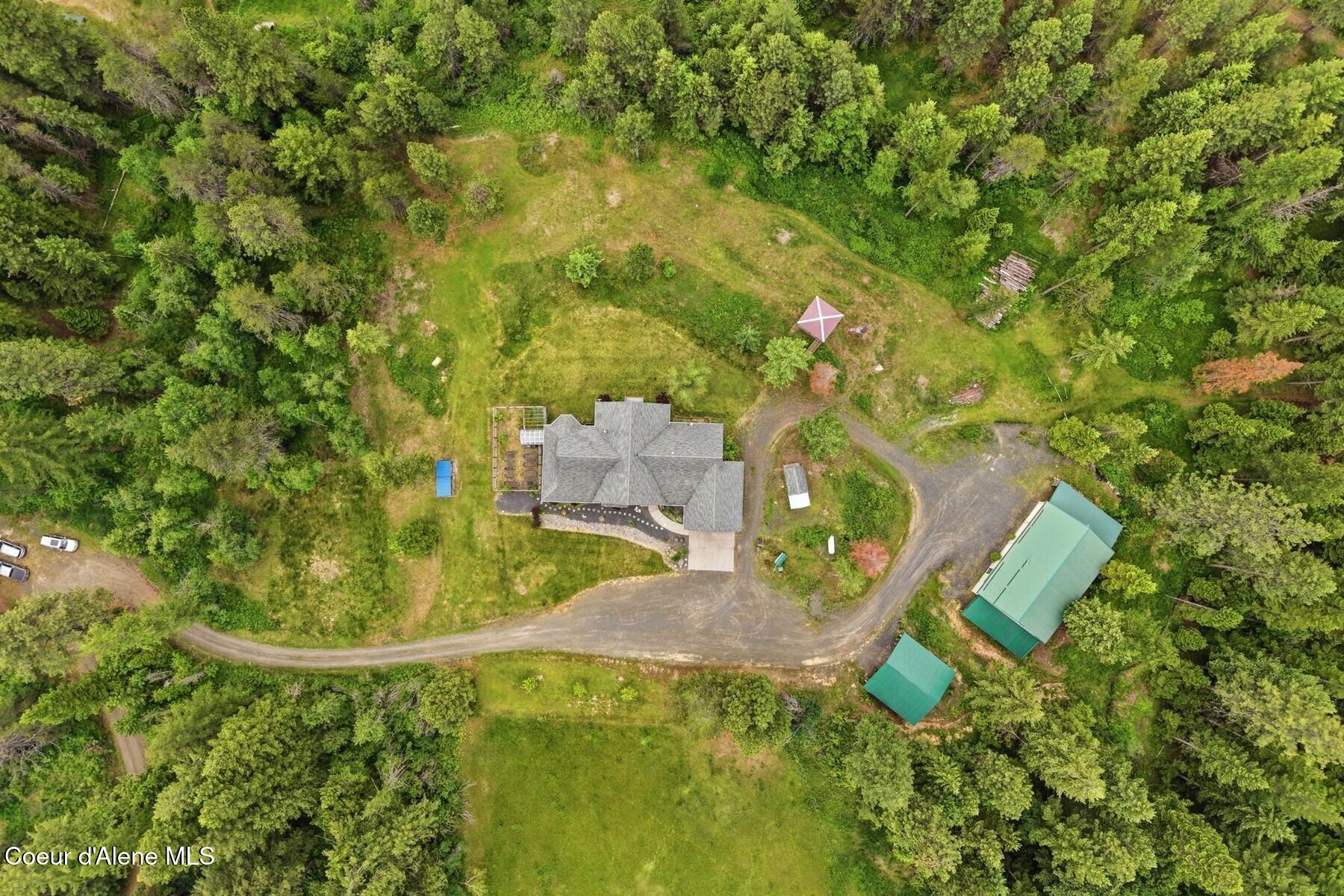 10988 West Thompson Road Coeur D'Alene, ID 83814 - Photo 64 of 71 Bird's-Eye View