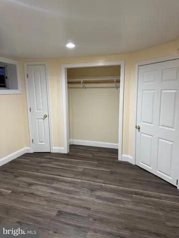 a room with storage and utility