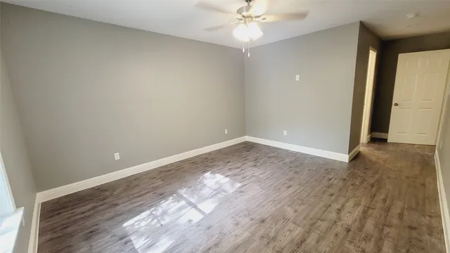 wooden floor in an empty room
