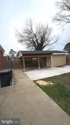 a view of outdoor space and deck