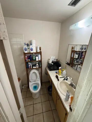 a room with storage and utility