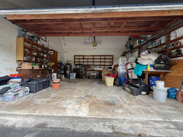 a view of storage and utility room