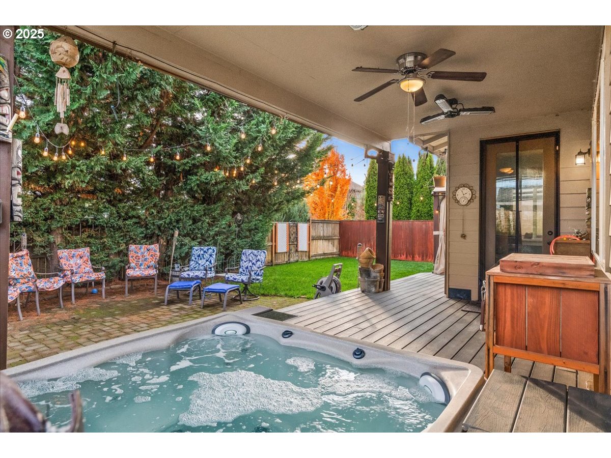 1138 37th Avenue Forest Grove, OR 97116 - Photo 43 of 48 a view of a porch with furniture and a yard