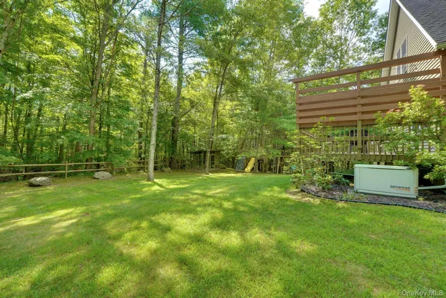a view of a balcony with chairs