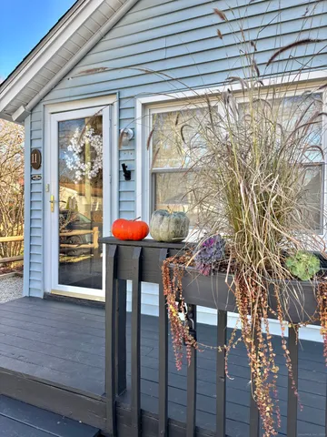 a view of a lake in middle of forest