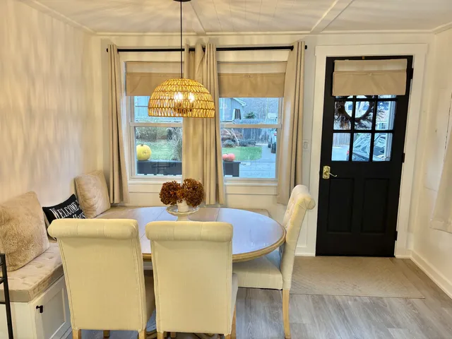 a kitchen with cabinets a sink and appliances