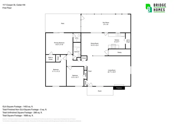 $1,845 | 117 Cooper Street, Cedar Hill, TX 75104
