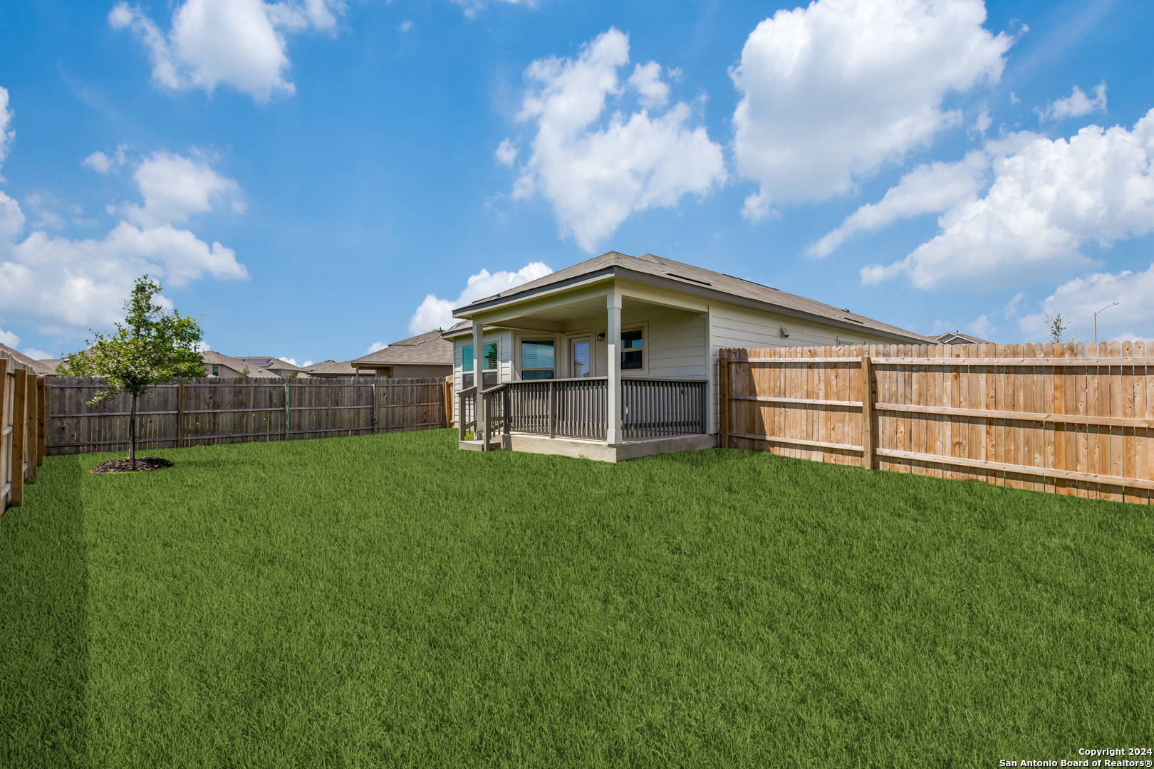 13602 Crossbow Ridge San Antonio, TX 78253 - Photo 12 of 12 a view of a house with a backyard