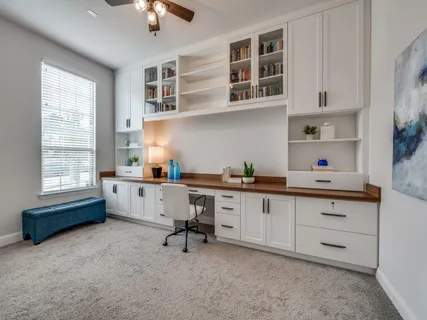 a room with furniture and window