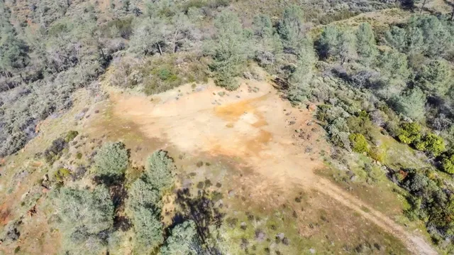 a view of a lake with a city