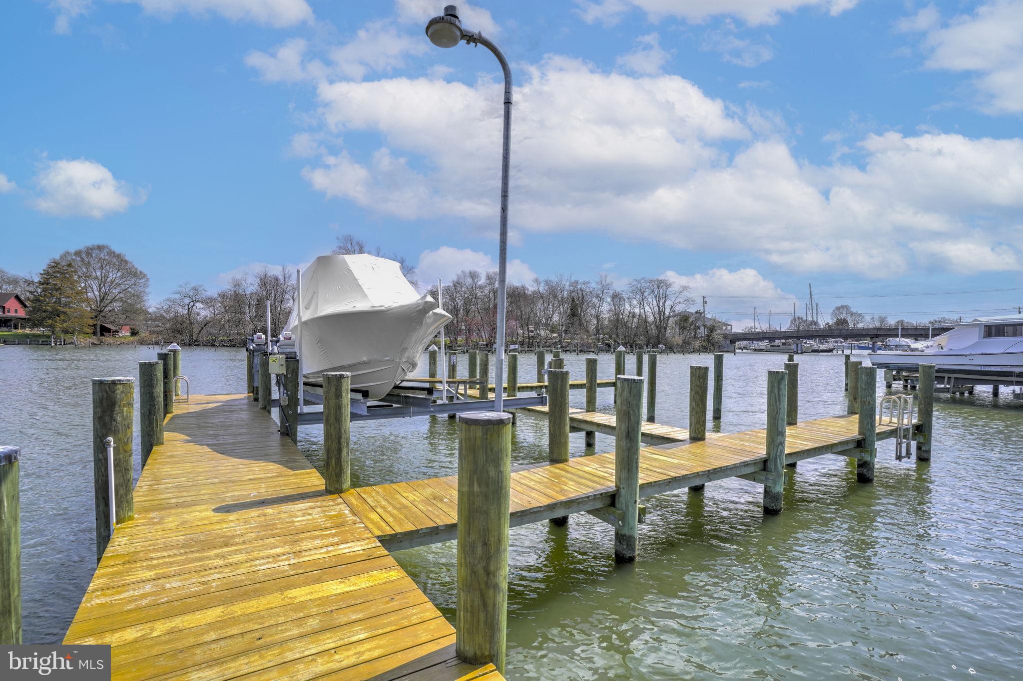 5965 Rockhold Creek Road Deale, MD 20751 - Photo 22 of 64 Private pier with electric & water