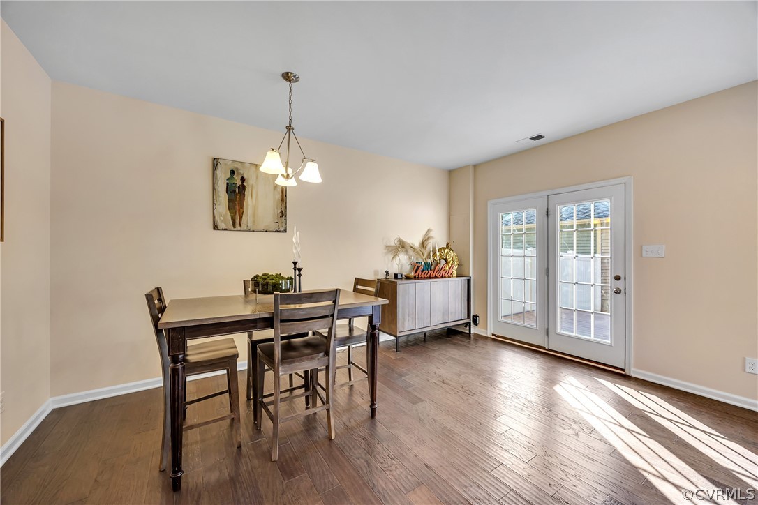 5724 Riverside Place Richmond, VA 23225 - Photo 21 of 47 a view of a dining room with furniture window and wooden floor