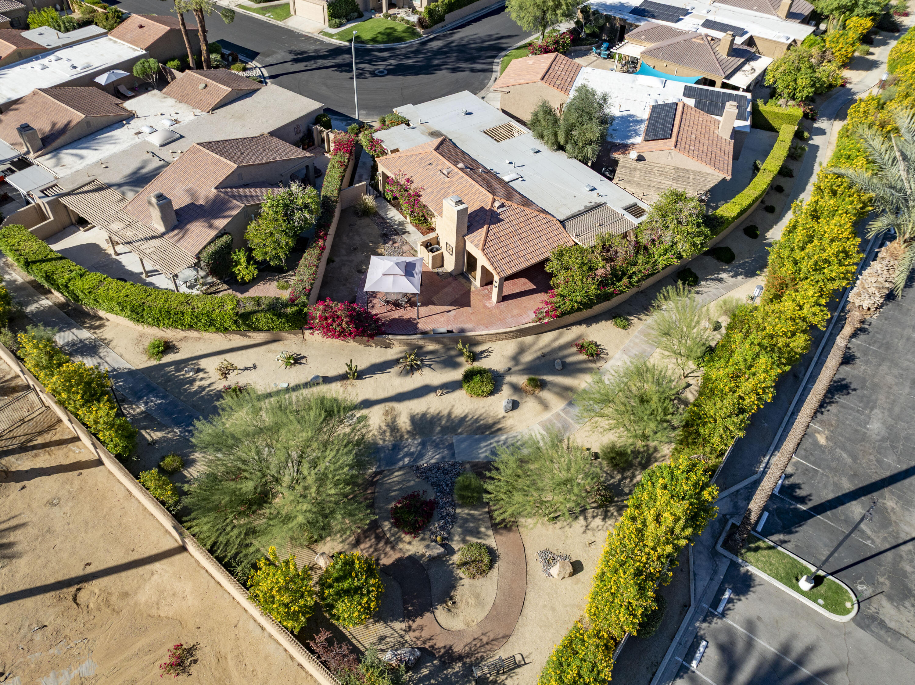 44695 Monaco Circle Palm Desert, CA 92260 - Photo 47 of 58 an aerial view of residential house with outdoor space