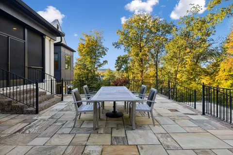 a view of a house with a garden