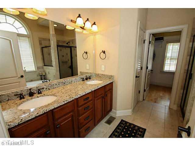 223 Essex Farm Road Advance, NC 27006 - Photo 10 of 16 Master Bath/Spa. Dual vanities with gorgeous details and walk in closet!!