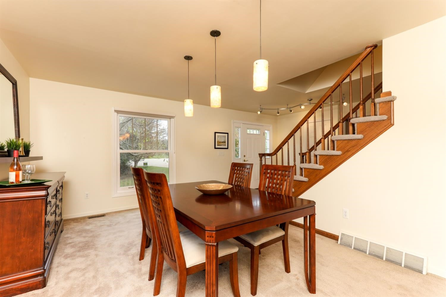 Large dining room.