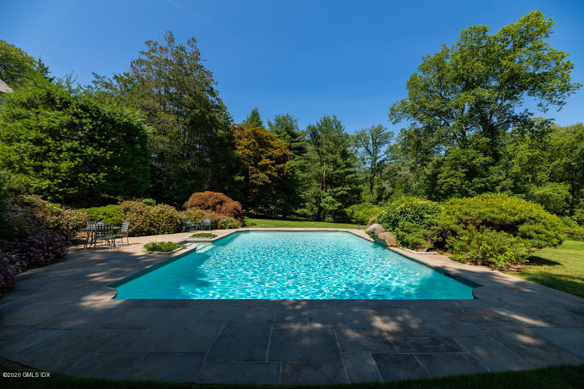 10 Frost Road Greenwich, CT 06830 - Photo 4 of 24 a view of a garden with an outdoor space