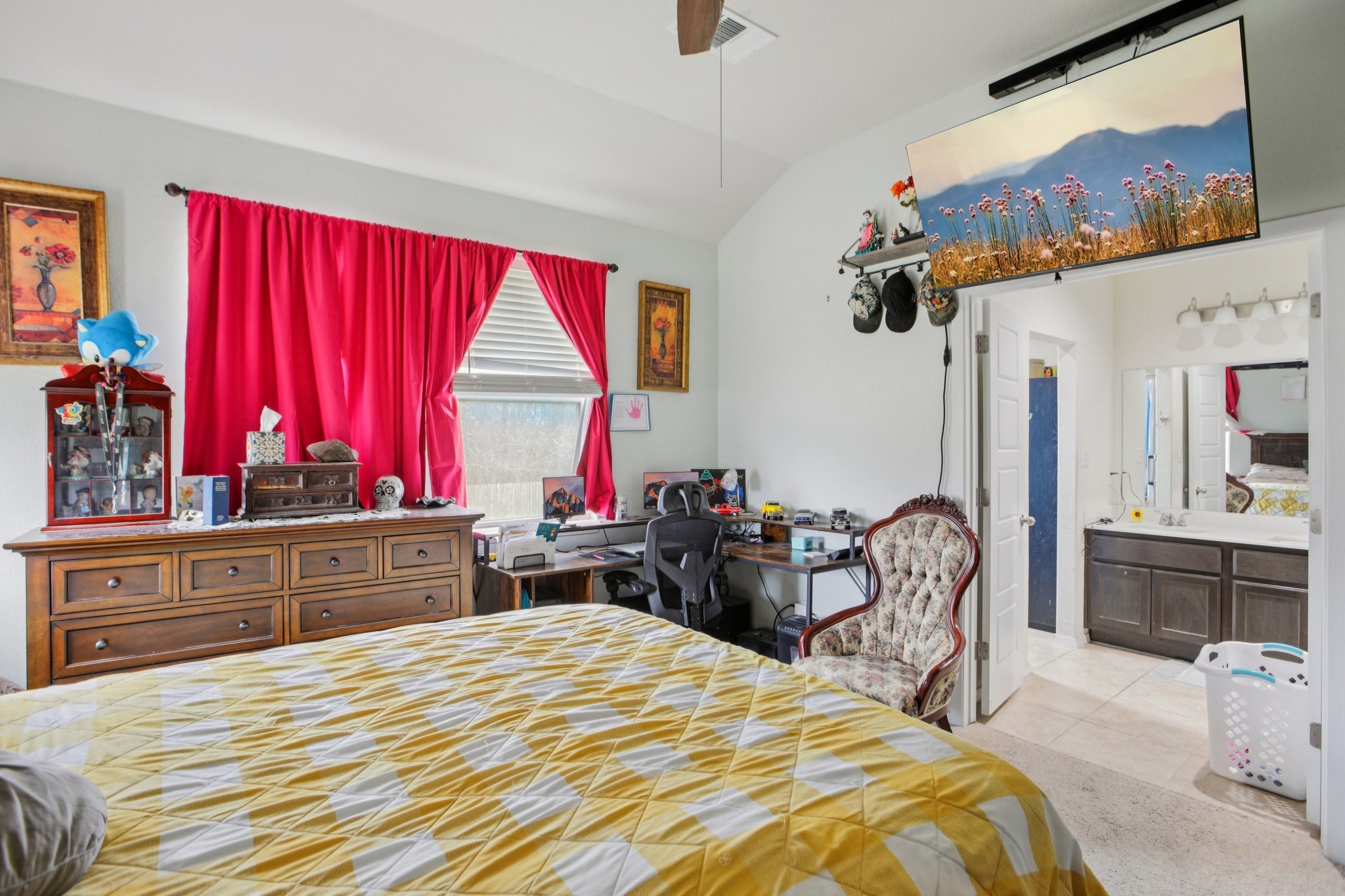 119 Saranac Drive Elgin, TX 78621 - Photo 21 of 41 a bed room with a bed and chair