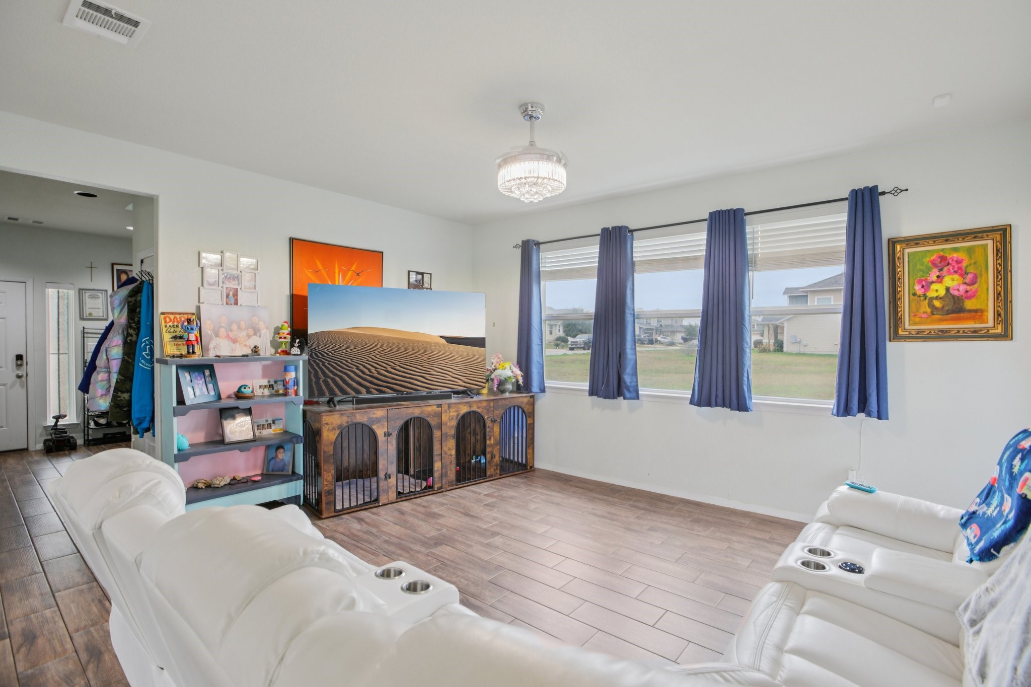 119 Saranac Drive Elgin, TX 78621 - Photo 6 of 41 a bed room with a bed and a couch