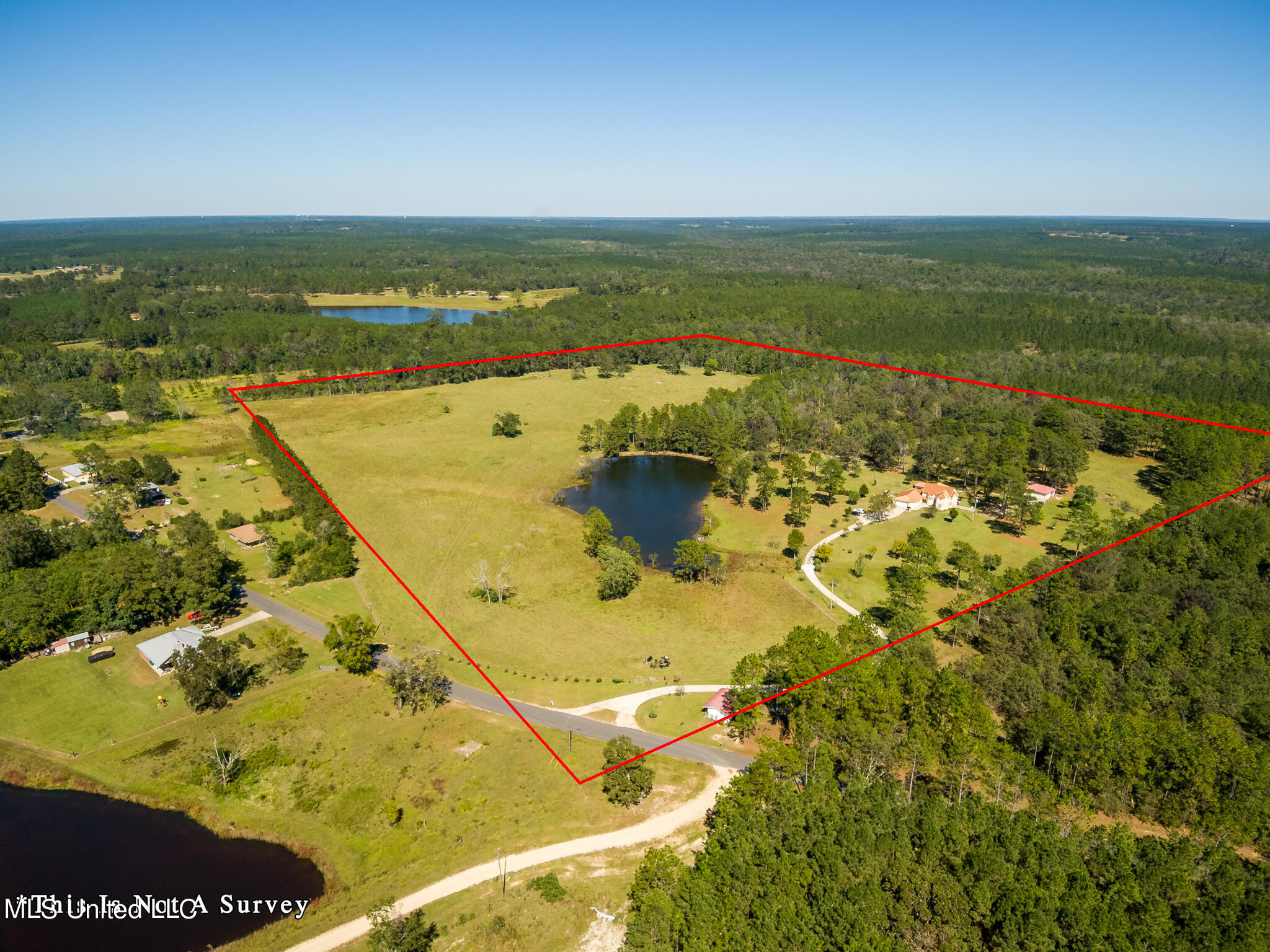 114 East T Poole Road Poplarville, MS 39470 - Photo 42 of 45 Aerial 2