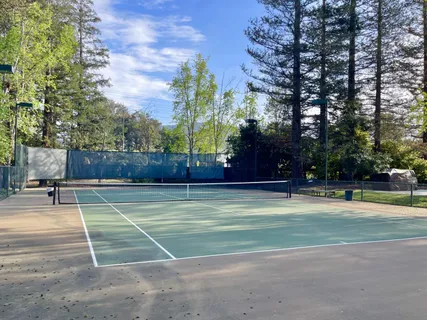 a view of a tennis court