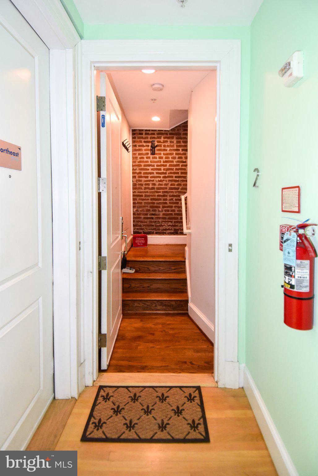 1316 9th Street Northwest Washington, DC 20001 - Photo 13 of 44 Inviting entryway with charming details.