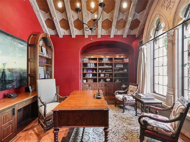 a outdoor living space with furniture and a potted plant