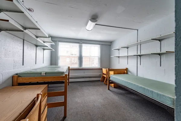 a room with furniture and window