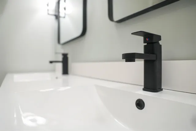 a bathroom with a sink