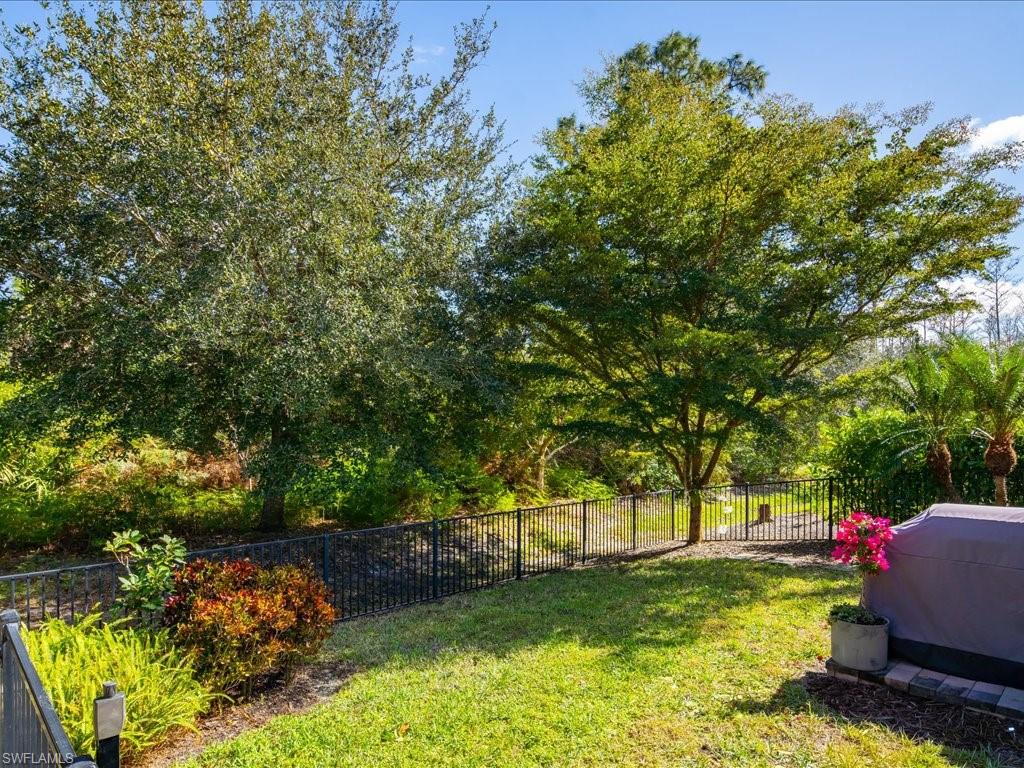 16242 Aberdeen Way Naples, FL 34110 - Photo 30 of 30 a backyard of a house with lots of green space