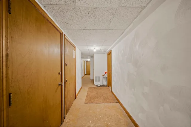 a view of storage and utility room