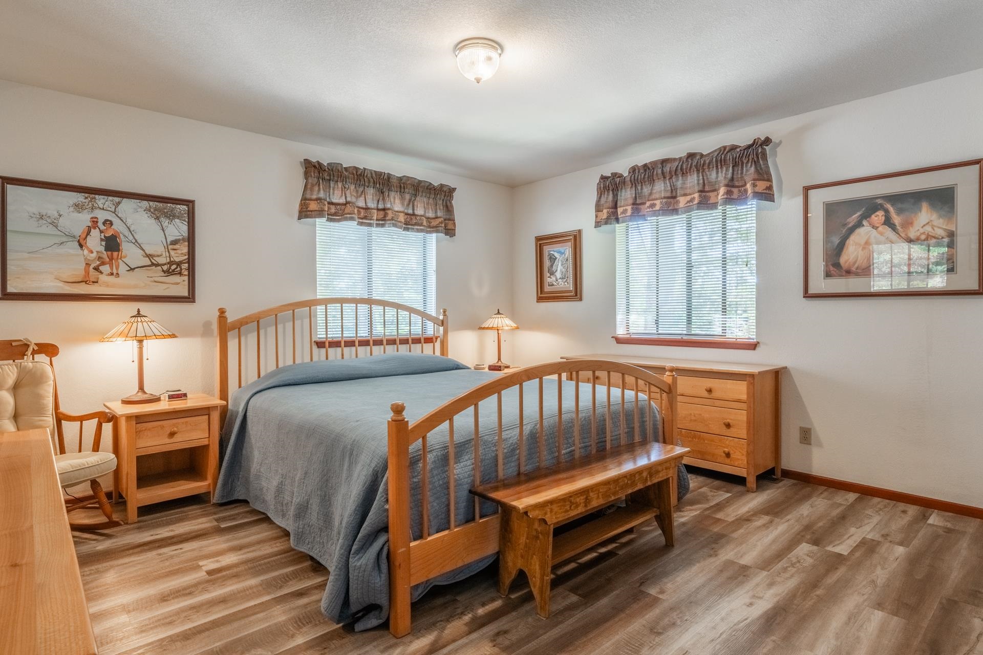 2281 Old Mammoth Road Mammoth Lakes, CA 93546 - Photo 20 of 27 Bedroom featuring light wood-style floors