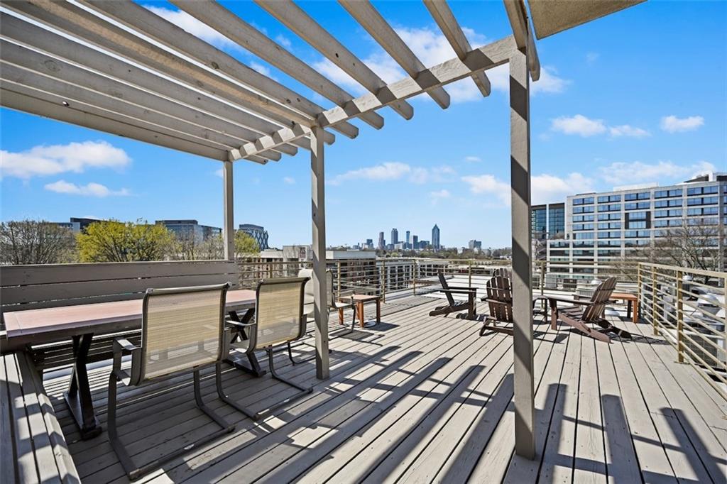 790 North Avenue Northeast, Unit 111 Atlanta, GA 30306 - Photo 28 of 41 a view of balcony with chairs