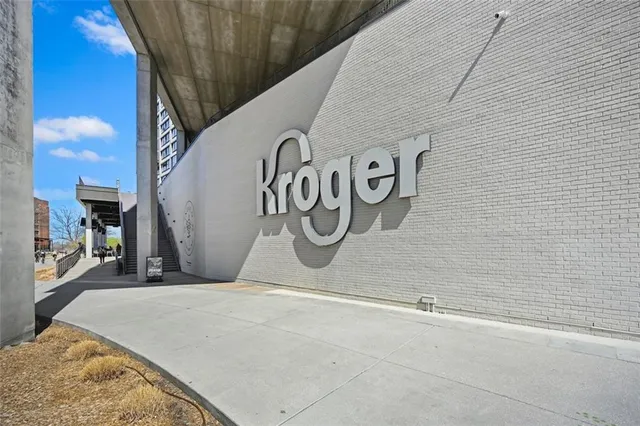 a view of a city with tall buildings