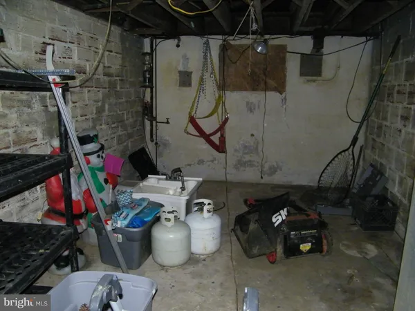 a view of storage and utility room