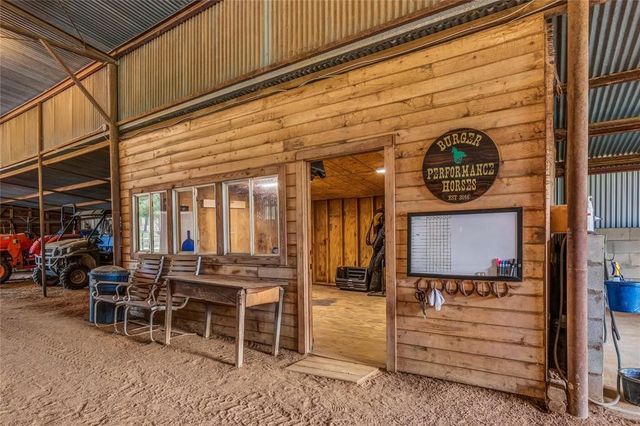 a view of a backyard of a house