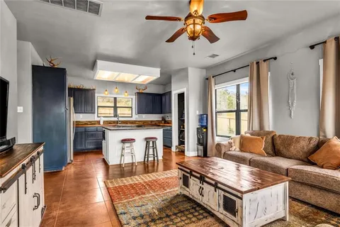 a view of a house with a swimming pool