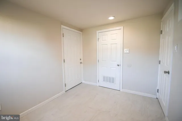 a view of an empty room