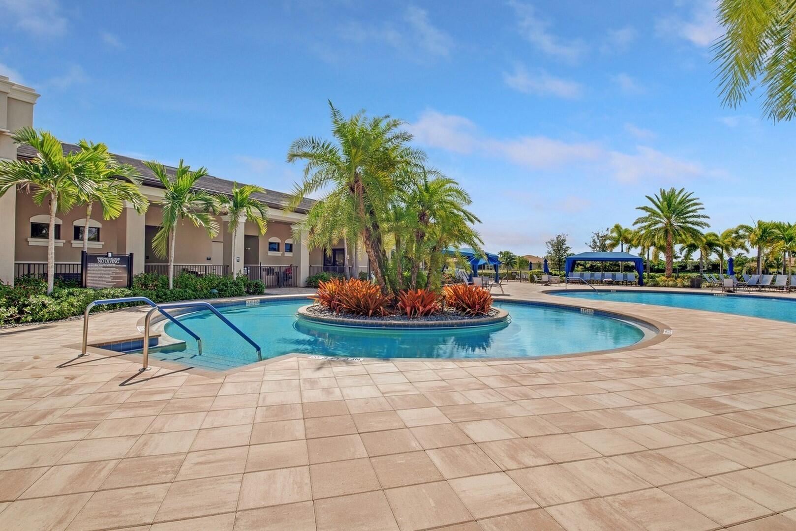 8289 Razorback Court Boynton Beach, FL 33473 - Photo 50 of 51 a view of outdoor space yard and swimming pool