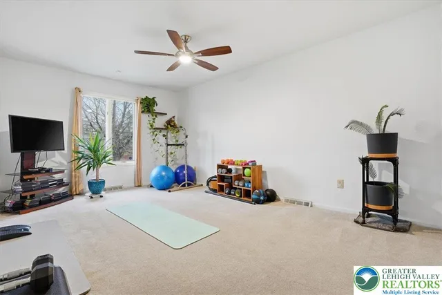 a view of an entrance and a house