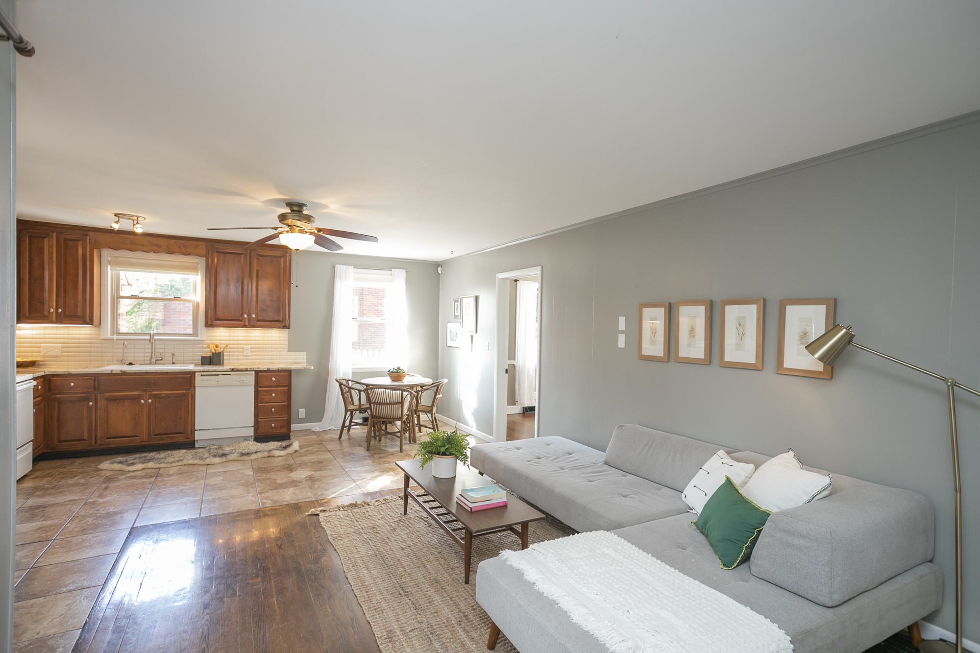 1018 Mitchell Road Nashville, TN 37206 - Photo 9 of 44 a living room with furniture and a wooden floor