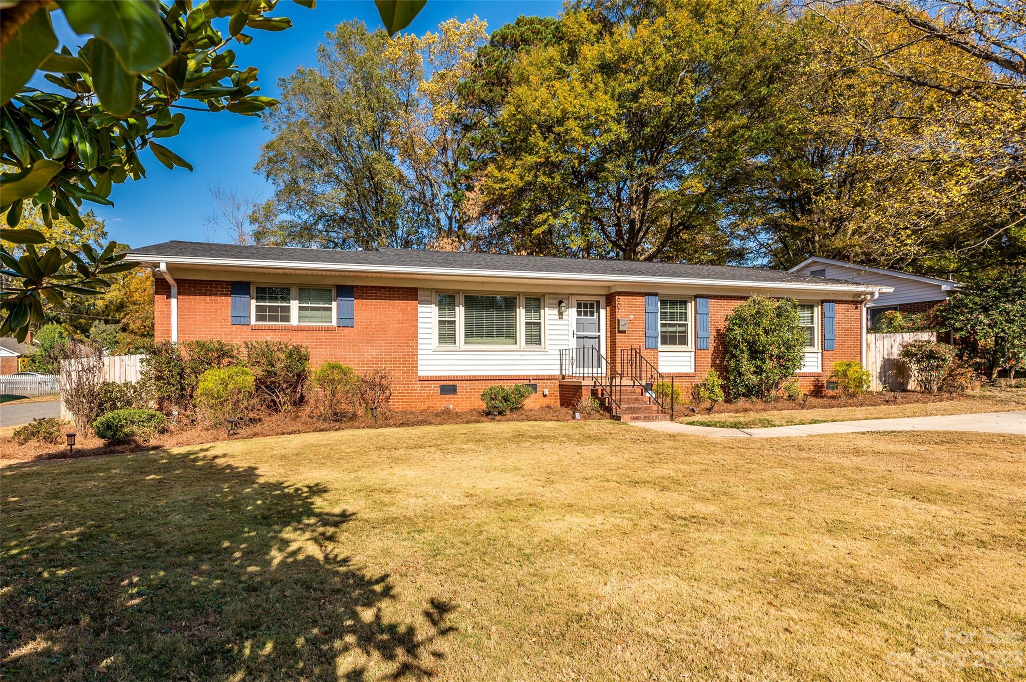 2901 Enfield Road Charlotte, NC 28205 - Photo 28 of 29 front view of a house with a patio