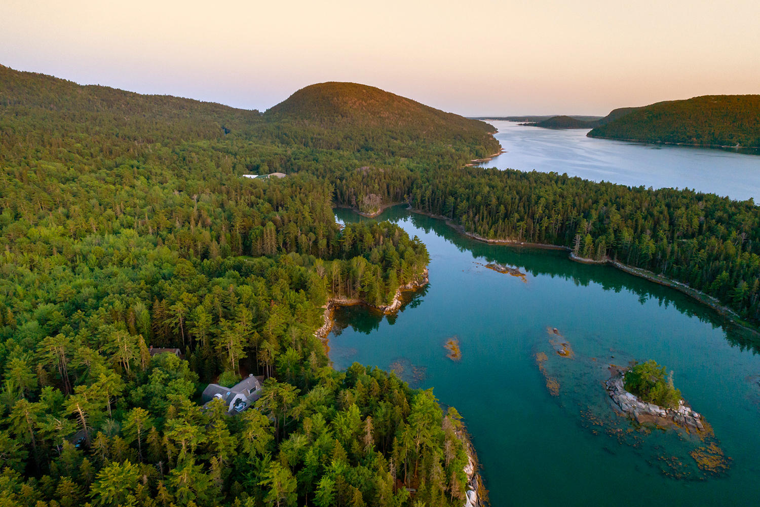 320-330 Sound Drive Mount Desert, ME 04660 - Photo 18 of 68 6a..Ext.Twl.Aerial Sunset to Somes FV